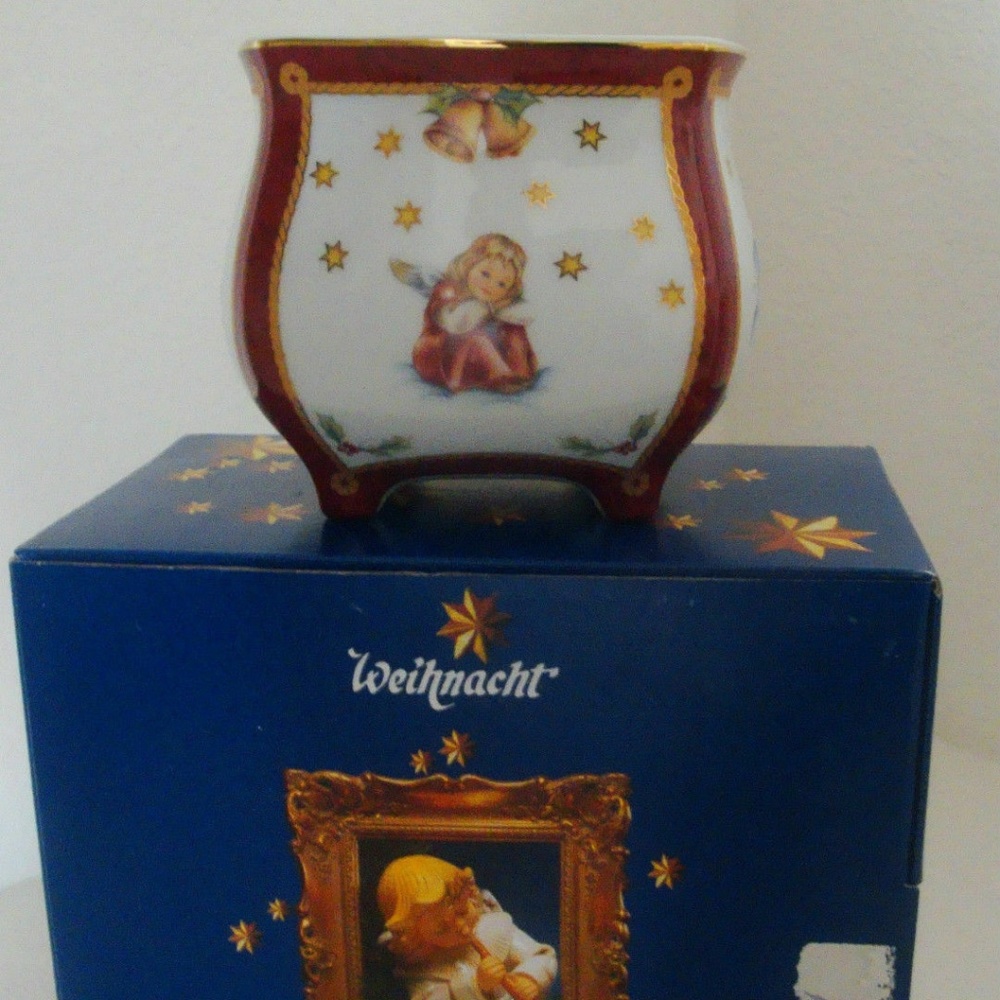 Vintage  Goebel  Angel & Moon  Porcelain Candy Bowl New